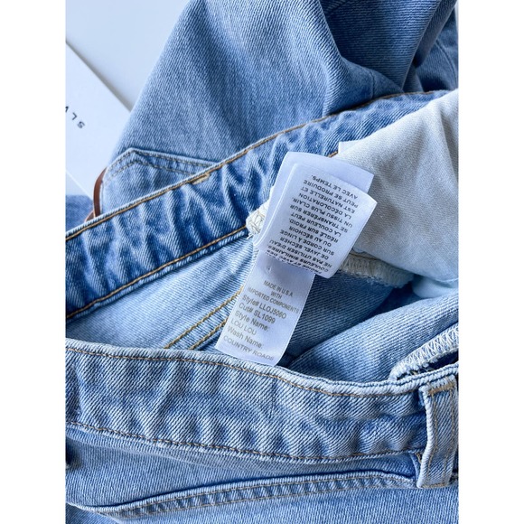 NWT SLVRLAKE Lou Lou Mid Rise Crop Jeans In Country Roads Size 26 - Picture 8 of 8